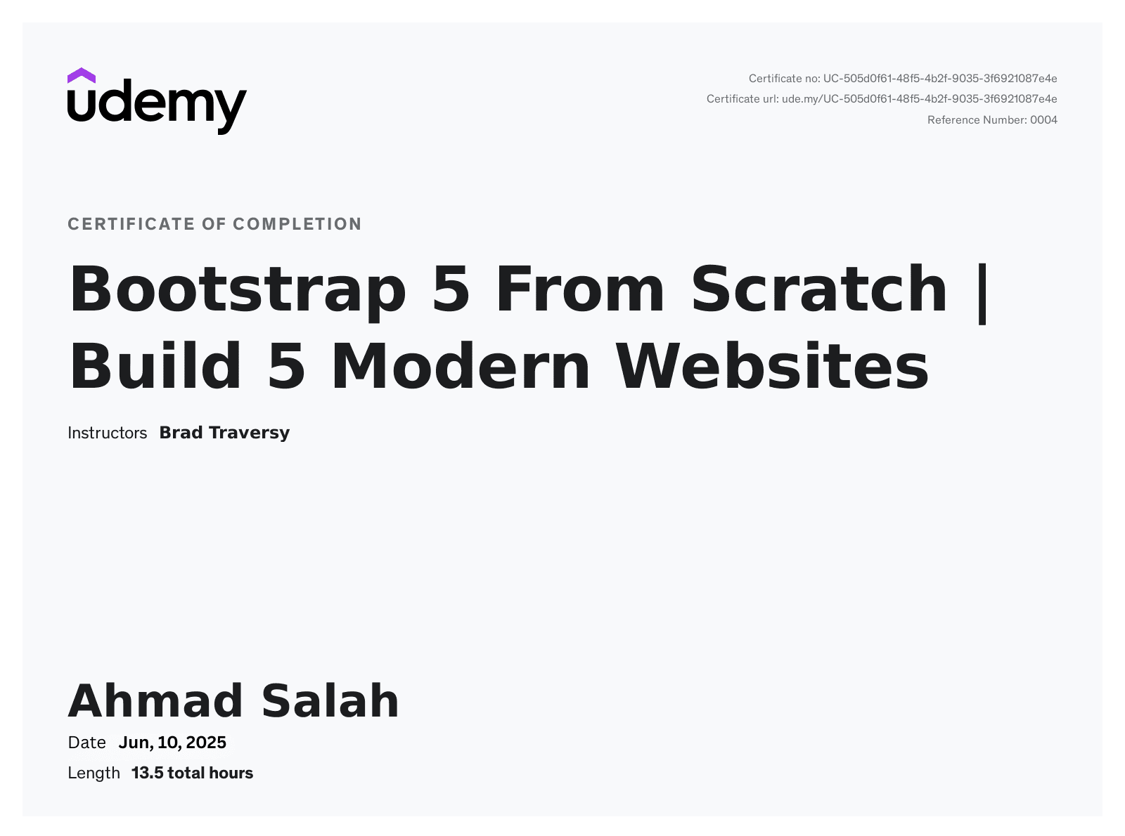 Bootstrap 5 From Scratch | Build 5 Modern Websites (Udemy)